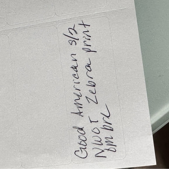 Good American ombré zebra print s/2 nwot - Picture 7 of 8